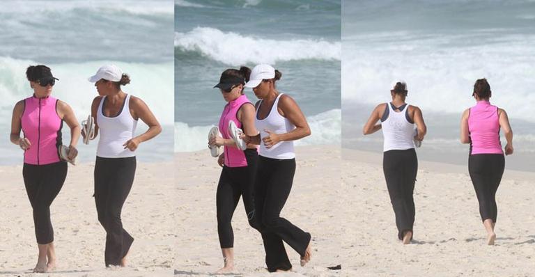 Giovanna Antonelli se exercita no Rio