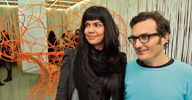 Luciana Braga e Piero Francesco em SP