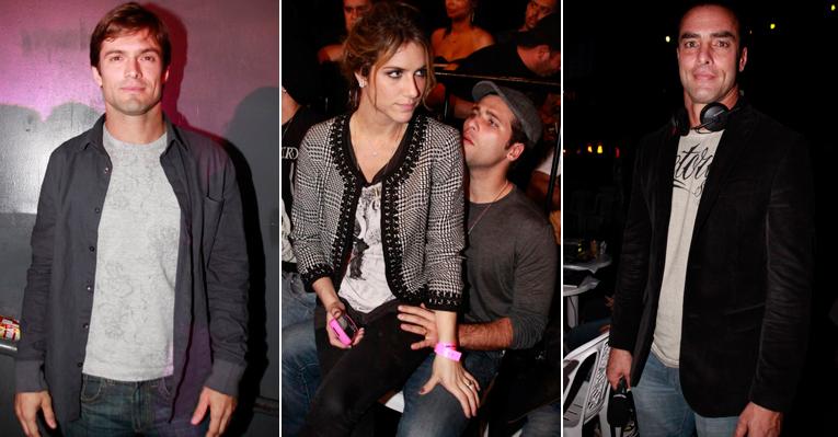 Famosos em evento de luta no Rio