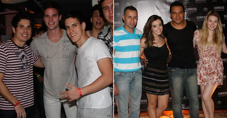 Faro e Lancellotti no show do Sorriso Maroto