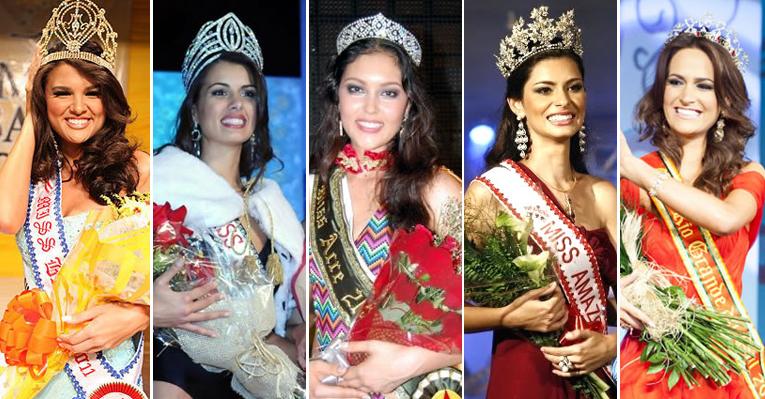 Veja as cinco finalistas a Miss Brasil