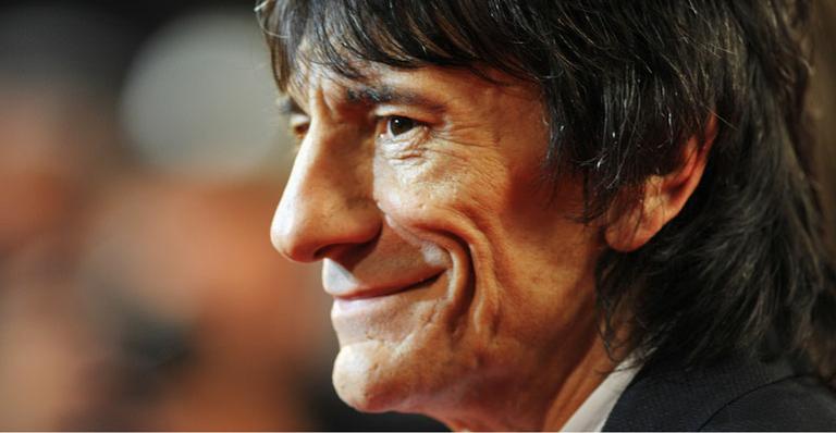 Stone Ronnie Wood homenageia Amy