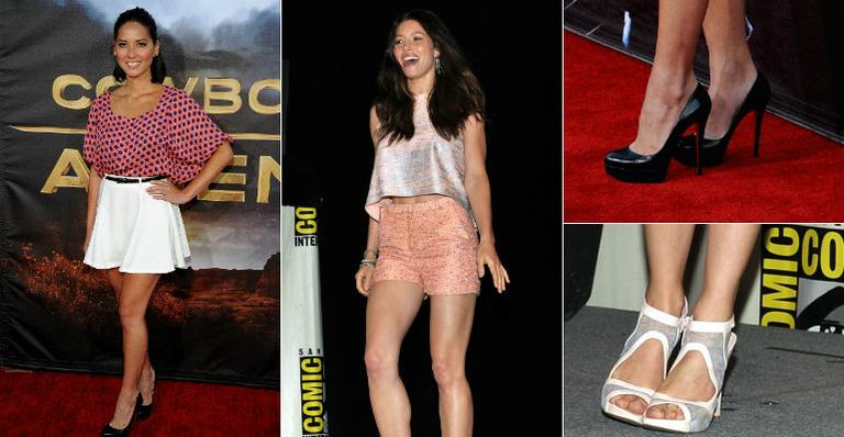 Looks da semana: Jessica e Olivia Munn
