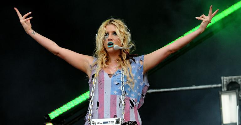 Ke$ha se apresenta em São Paulo