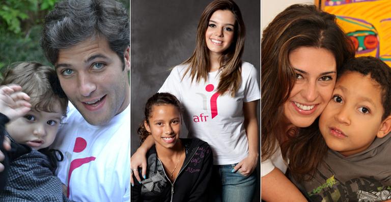 Famosos apoiam associação social no Rio