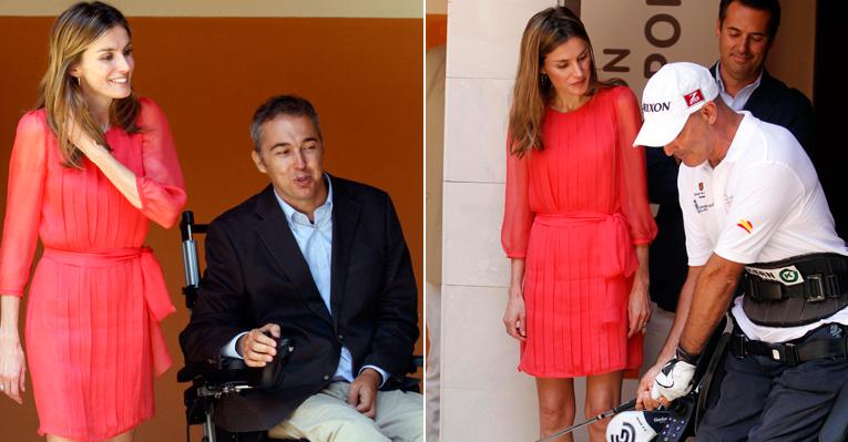 Princesa Letizia visita fundação