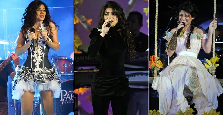 O estilo de Paula Fernandes em show