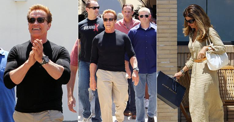 Schwarzenegger: aniversário com a ex