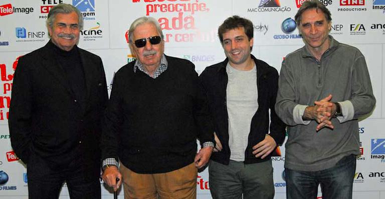 Tarcísio Meira e elenco apresentam filme