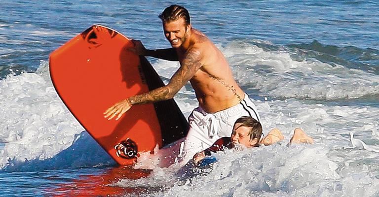 David Beckham e o clã