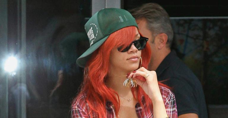 Look casual de Rihanna