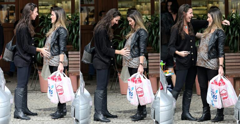 Glenda e Fê Pontes: almoço e presentes
