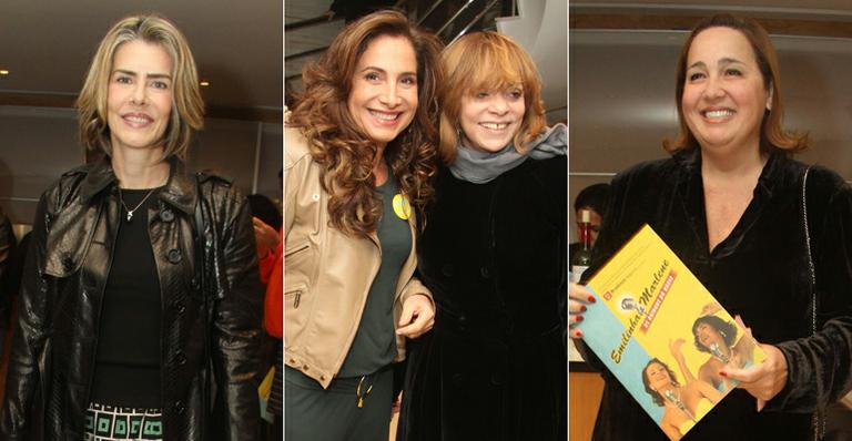 Famosos prestigiam estreia no teatro