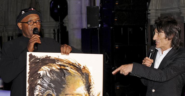 Samuel L. Jackson e Ron Wood