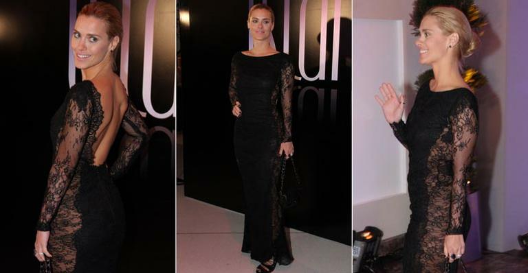 O look transparente de Carol Dieckmann
