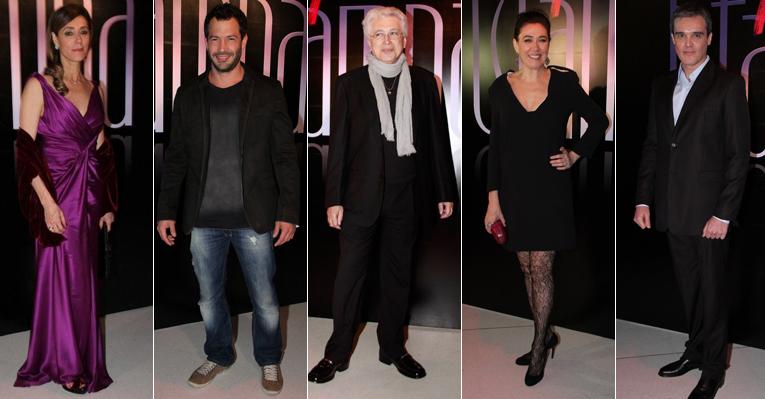 Elenco de ‘Fina Estampa’ em clima de festa