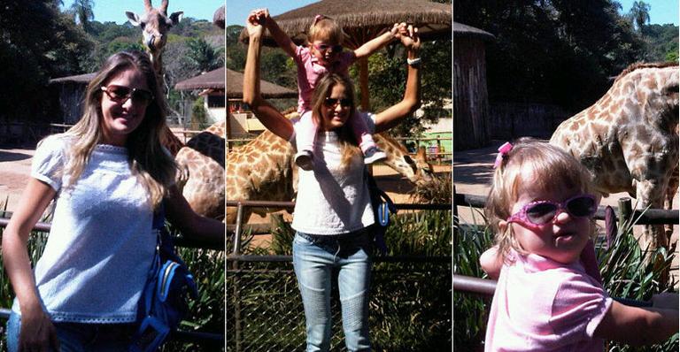 Tici Pinheiro leva Rafa ao Zoológico