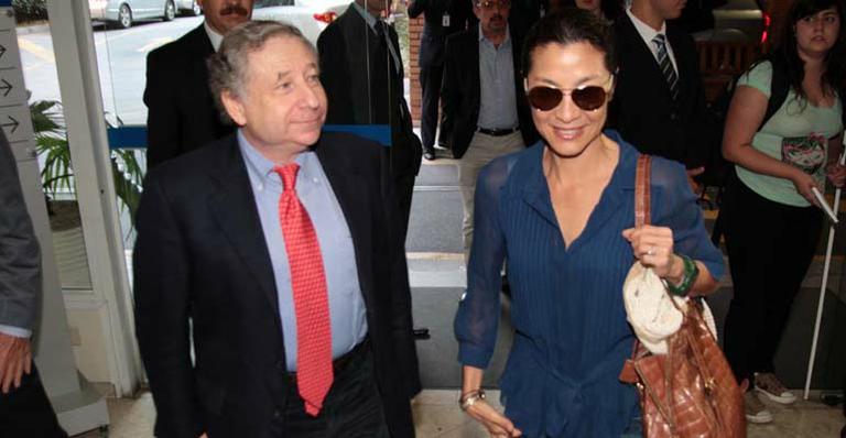 Atriz Michelle Yeoh está no Brasil