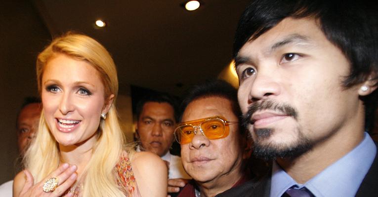 Paris Hilton no país do lutador Pac-Man