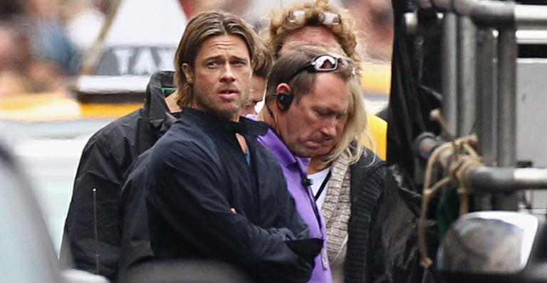 Brad Pitt: longa de zumbis na Escócia