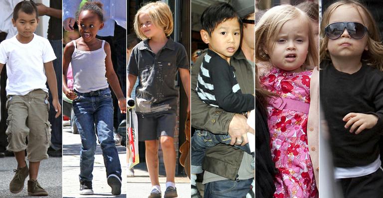A relação das crianças Jolie-Pitt