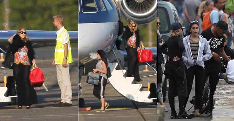 Madonna: viagem com filhas e o namorado