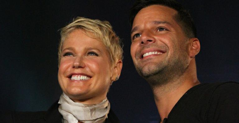 Xuxa e Hebe encontram Ricky Martin