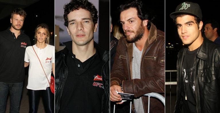 Celebridades em peso no UFC Rio