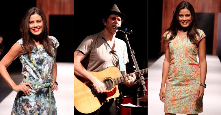 Em Palmas, Ildi desfila e Leoni canta