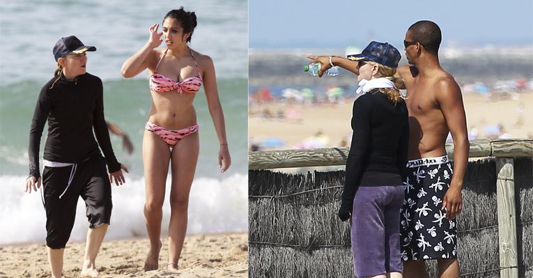 Madonna e a sua primogênita Lola