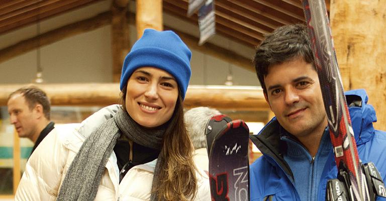 Fran e Jorge: esqui