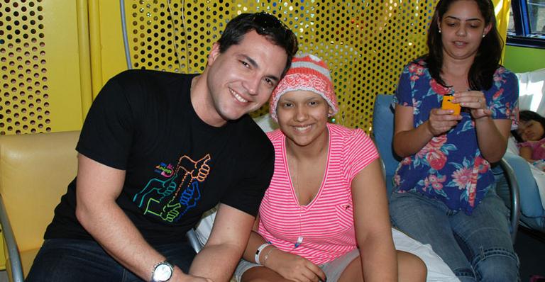 Boaventura visita hospital do GRAACC