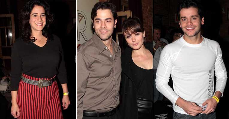 Elenco de ‘Amor e Revolução’ em festa