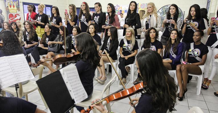 Os compromissos das misses em São Paulo