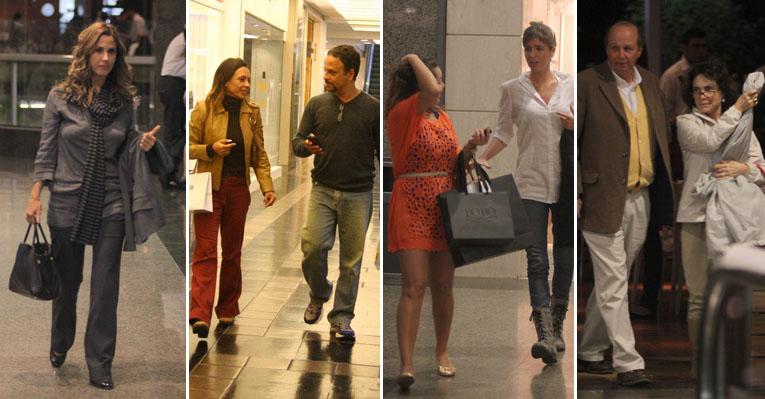 Famosos elegem passeio no shopping