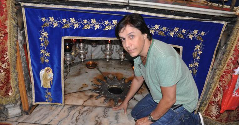 Tom Cavalcante em viagem a Jerusalém