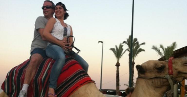 Dudu Braga diverte-se em Jerusalém