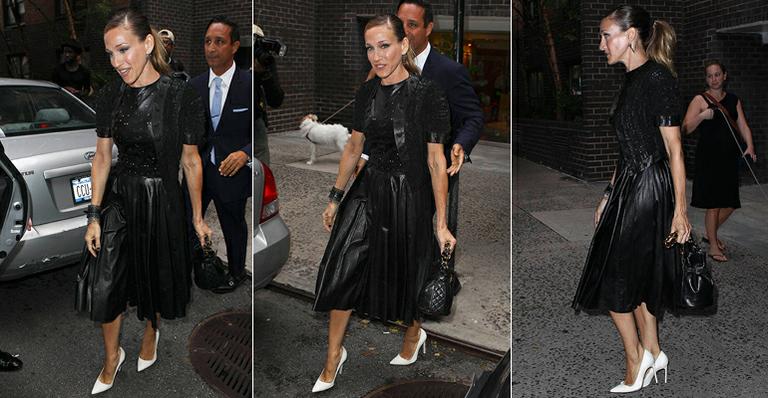 Sarah J. Parker começa sua ‘fashion week’