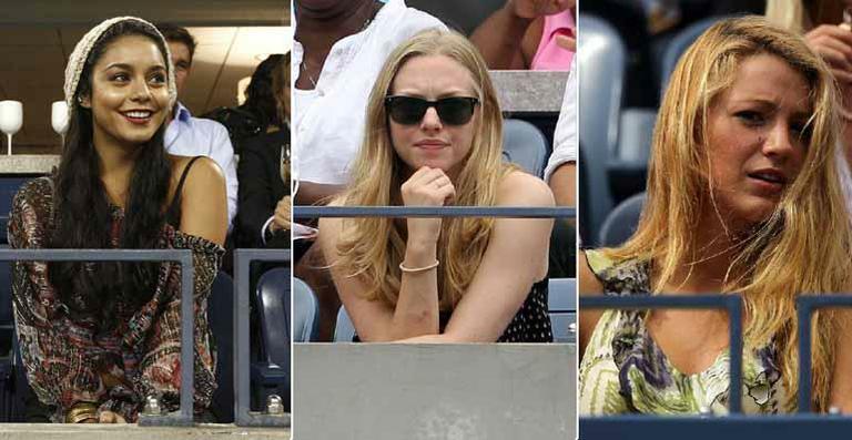 Celebridades acompanham o US Open