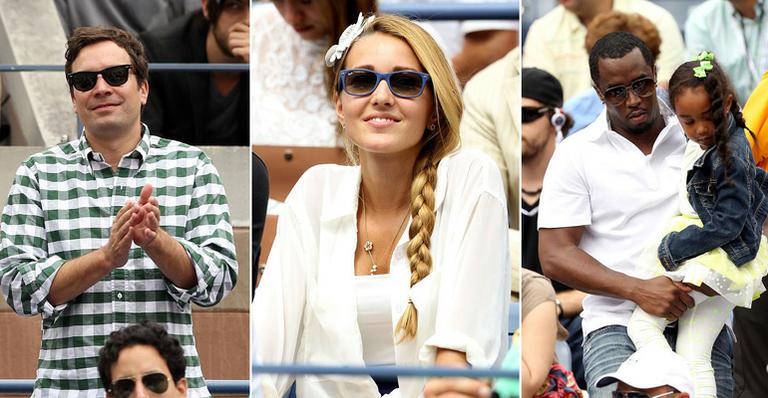 Celebridades torcem no US Open