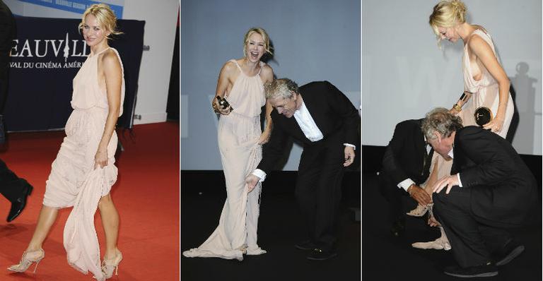 Sandália trai Naomi Watts em homenagem