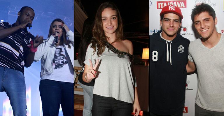 Famosos fazem a festa com Preta e Exalta
