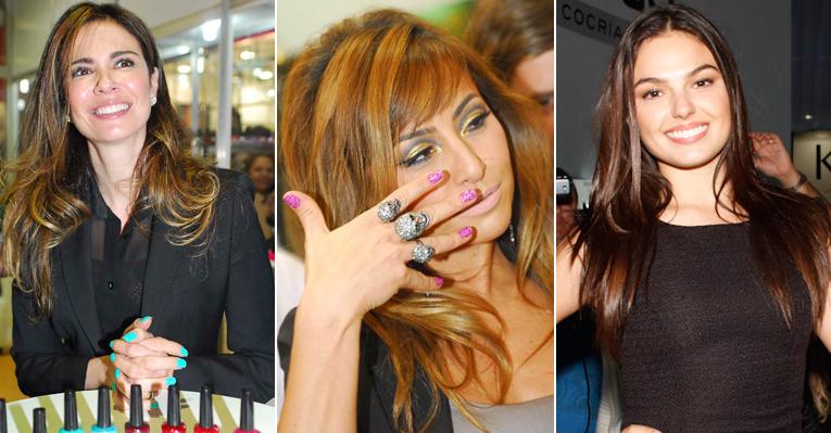 Famosos prestigiam evento de beleza