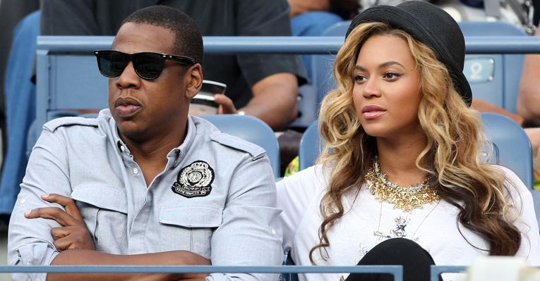 Jay-Z e Beyoncé em vitória de Djokovic