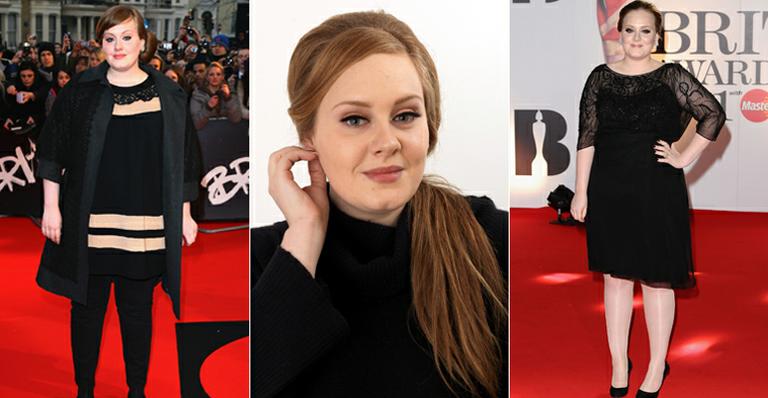 Os looks sempre pretos de Adele