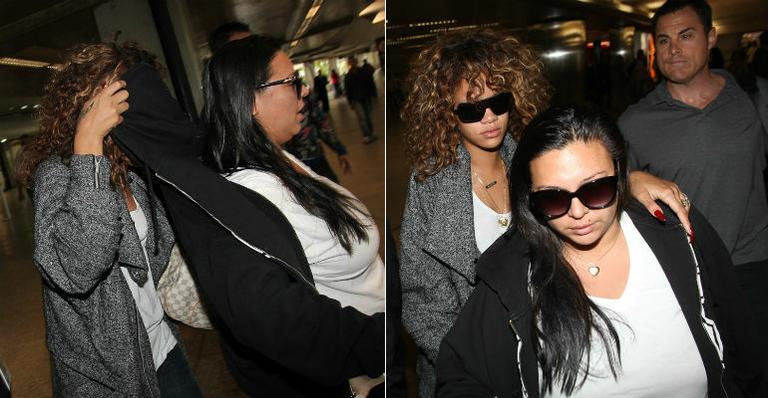 Rihanna desembarca em São Paulo