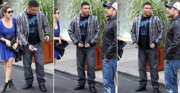 Ronaldo, Paes Leme e Buaiz almoçam em NY