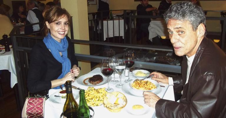Chico Buarque e Thaís na Argentina