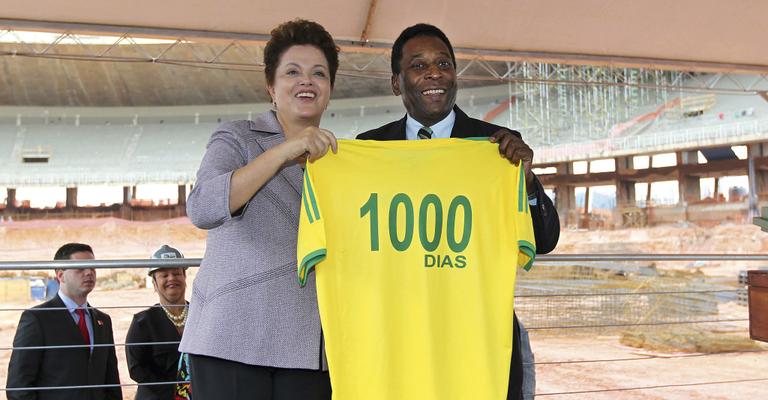 Dilma, Pelé e Ronaldo