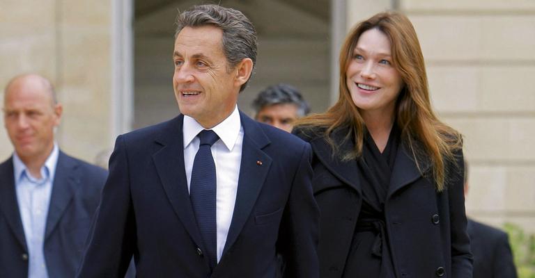 Nicolas Sarkozy e sua Carla